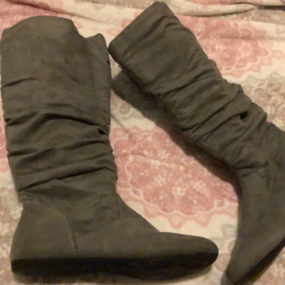 Gray Boots